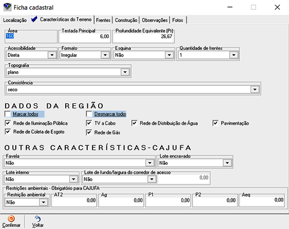 Exibição da foto residencial do munícipe